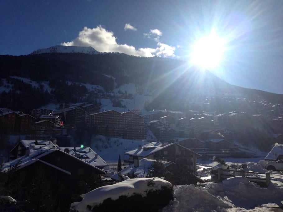 Sunny Swiss Mountain Studio In Centre By Jolidi Nendaz Exterior foto